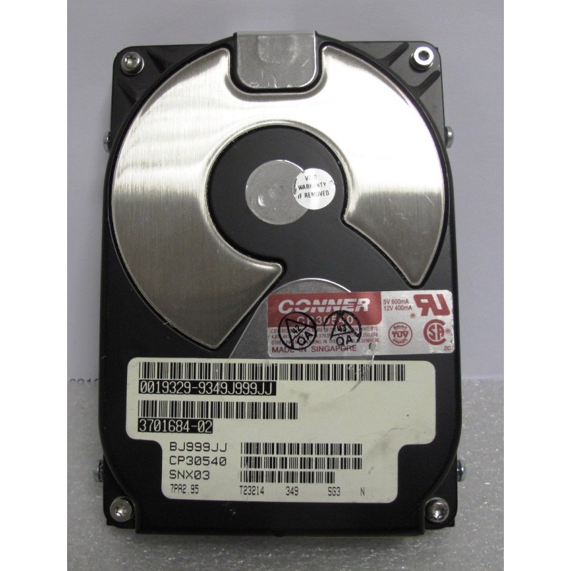 Disque SUN 370-1684  535Mb 5400 rpm Single Ended Fast SCSI 3.5"