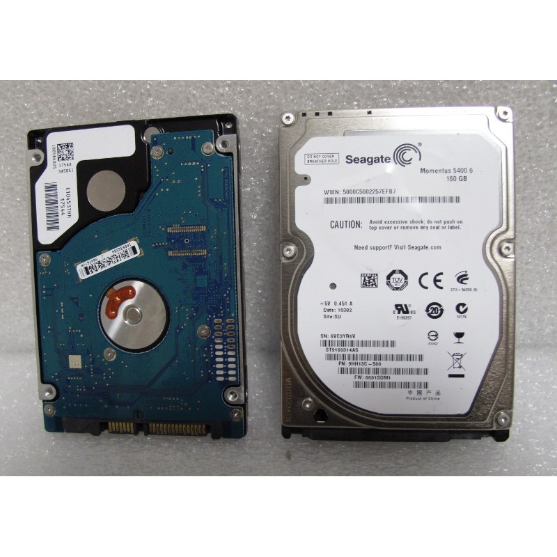 Disque ST9160314AS 160Gb SATA 5400t 2.5"