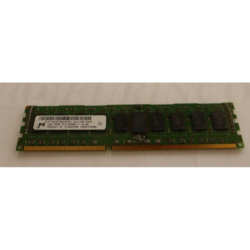 Mémoire Micron MT18JSF25672PDZ-1G1F1AB 2Gb DDR3 PC3-8500R