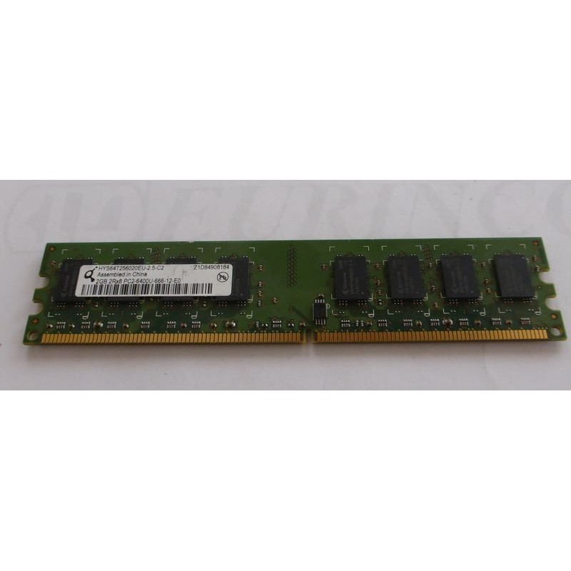 Qimonda HYS64T256020EU-2.5-C2 2Gb DDR2 PC2-6400U NON ECC