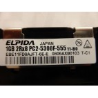 Elpida EBE11FD8AJFT-6E-E 1Gb DDR2 PC2-5300F ECC