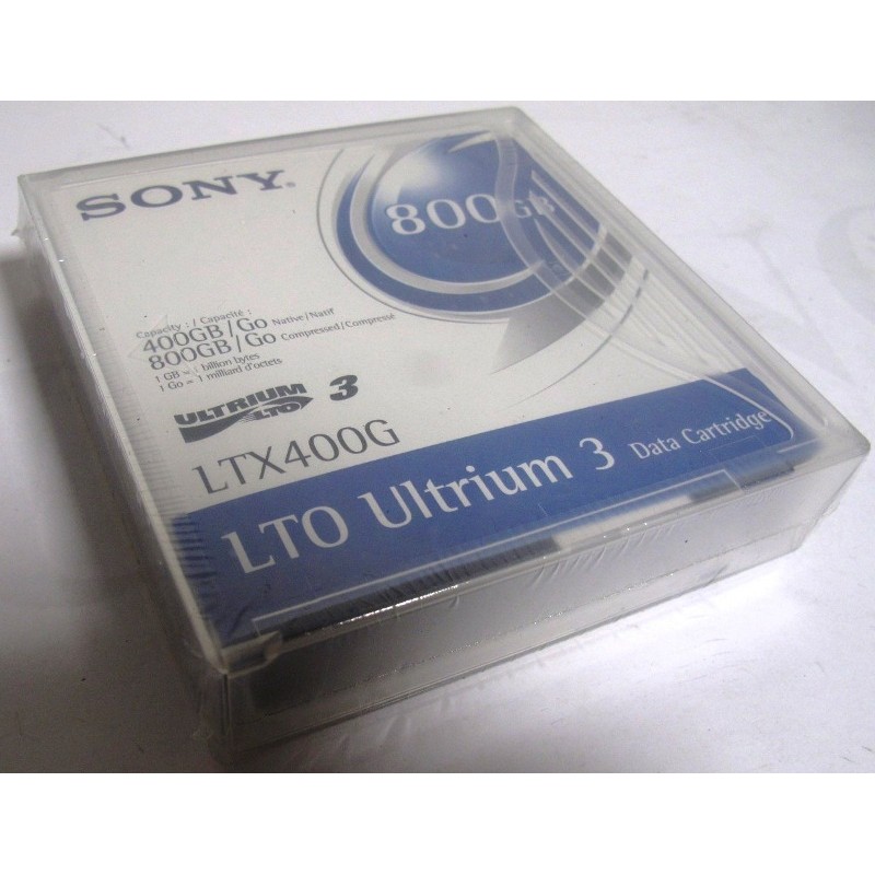 Bande magnétique LTO3 Sony LTX400G Ultrium LTO3 Data Cartridge 400/800Gb