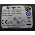INGENICO DE-12-18D Power Supply 18V 0.67A Code ALI0146A