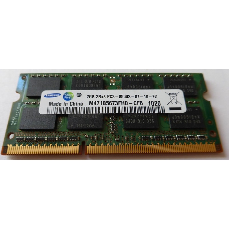Samsung M471B5673FH0-CF8 2Gb PC3-8500S for Notebook