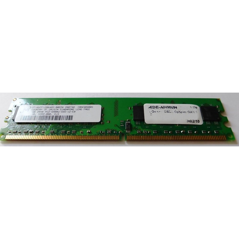 Mémoire RAM de 1Go DDR2 533Mhz PC6400U