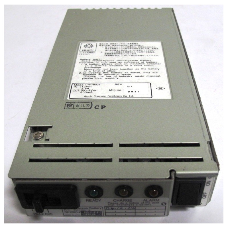 Hitachi PPH004 Cache Backup Battery 12V 600mA Thunder 9520V