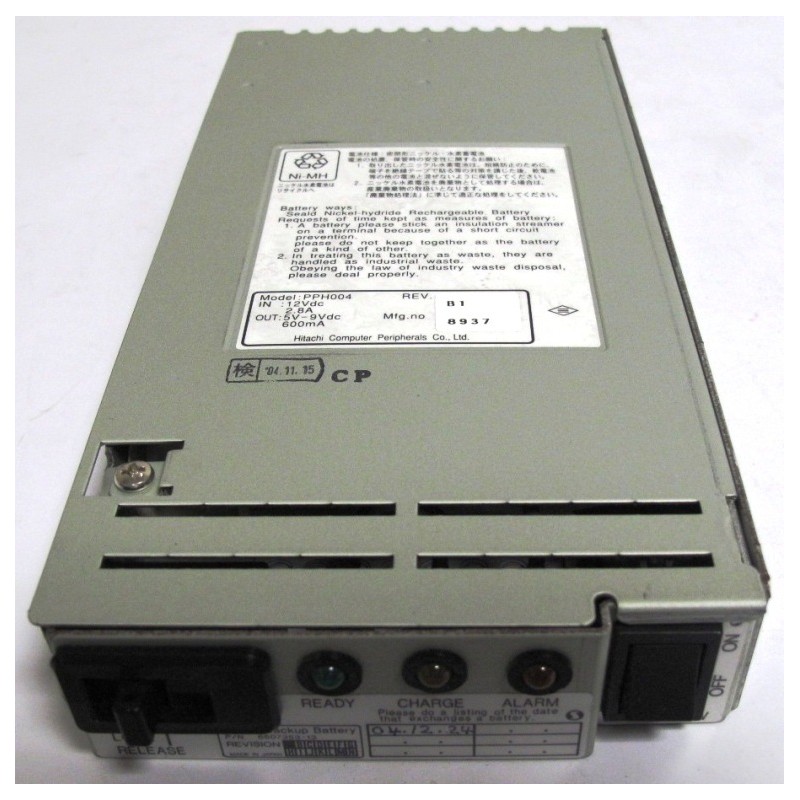 Hitachi PPH004 Cache Backup Battery 12V 600mA