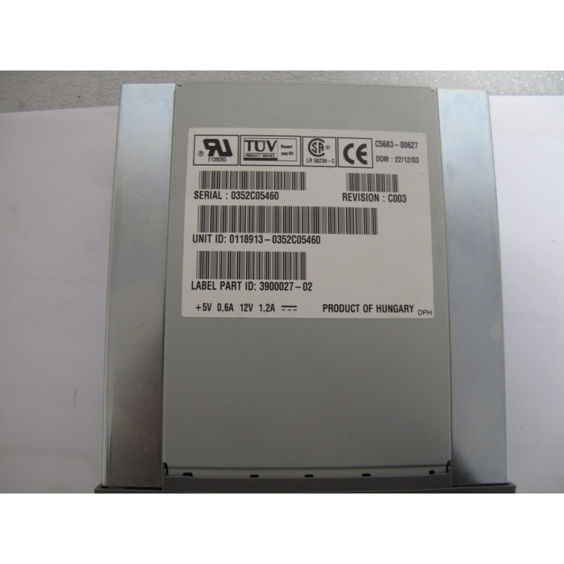 SUN 390-0027 4mm DDS-4 20/40GB internal LVD SCSI DAT DDS4 tape drive