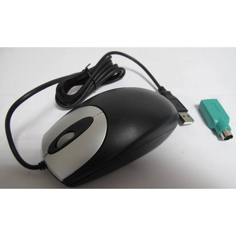 Ione Lynx-M9 3-Button USB Optical Scroll Mouse USB & PS/2