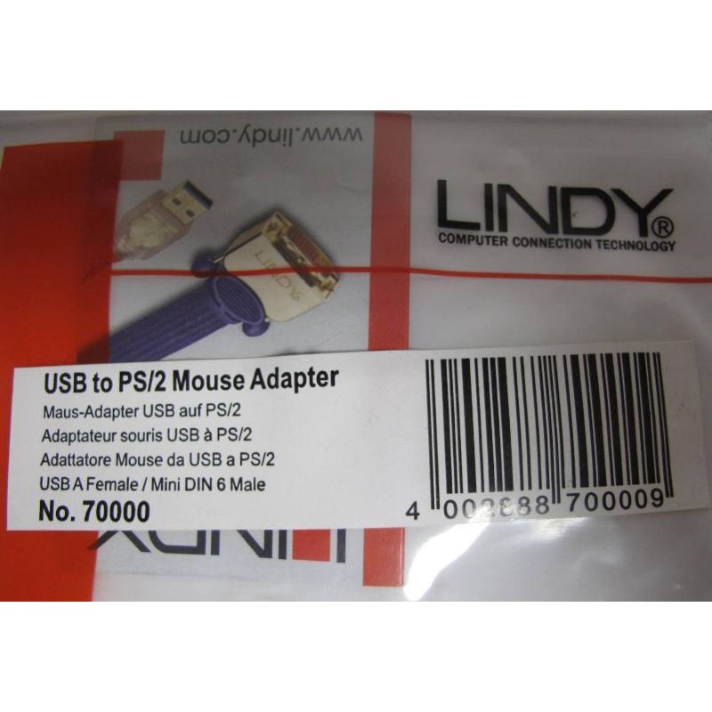 USB to PS/2 Mouse adapter LINDY