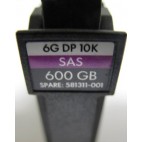 Disque HP 581311-001 600Gb SAS 6G DP 10K 2.5"