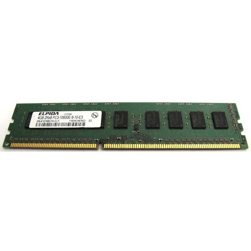 Mémoire 4Gb PC3-10600E Elpida EBJ41EF8BCFA-DJ-F 