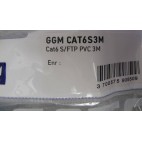 Cable réseau Gigamedia CAT6S3M RJ45 Cat 6a S/FTP 3m