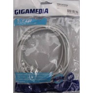 Cable réseau Gigamedia Cat6S5M RJ45 Cat 6a S/FTP 5m