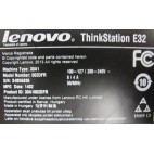 Lenovo ThinkStation E32 Xeon E3-1225 3.2GHz 