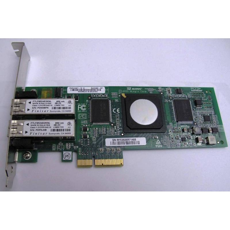 HP 407621-001 AE312A QLE2462  Dual Channel 4Gb PCIe FC HBA