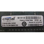 Mémoire Crucial 2Gb DDR3 NON ECC PC3-10600