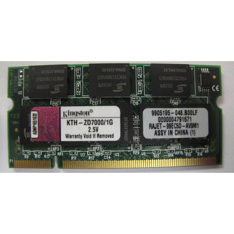 Kingston KTH-ZD7000/1G SDRAM 1Gb DDR333