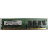 Mémoire Micron MT16HTF25664AY-800E1 2Gb PC2-6400U DDR2 Non-Ecc