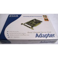 D-LINK DFE-580TX 4‑Port PCI Bus 10‑100Mbps Fast Ethernet Server adapter