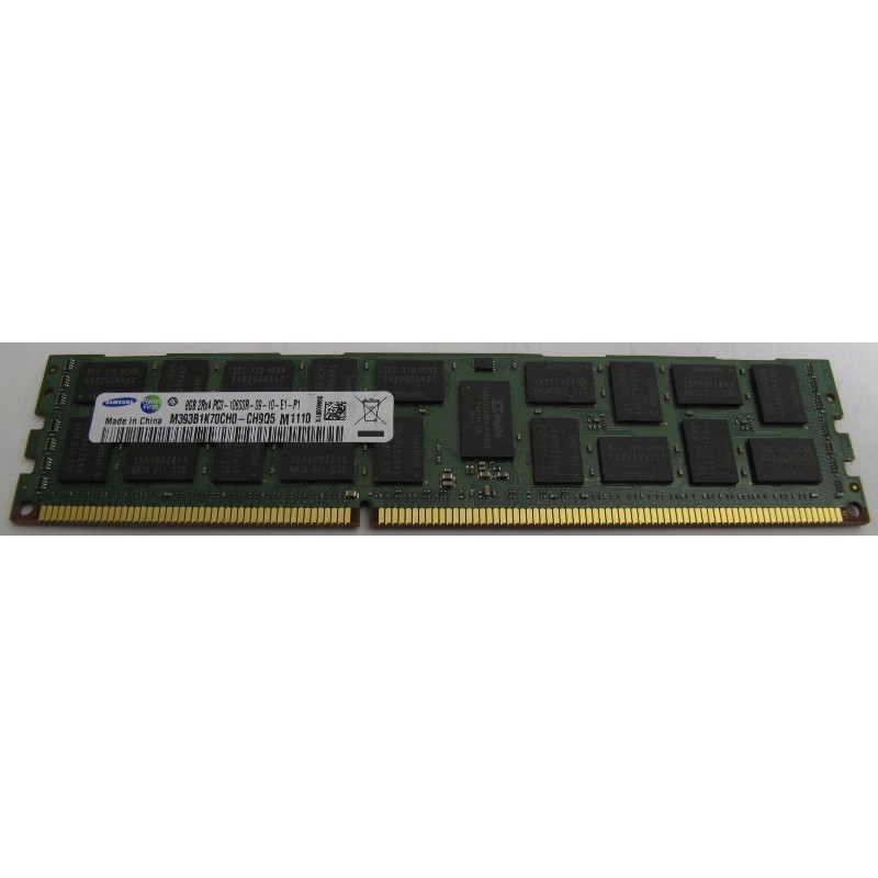 Mémoire 8Gb 2Rx4 DDR3 PC3-10600R ECC Samsung M393B1K70CH0-CH9Q5