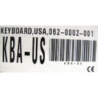 SGI 062-0002-001 Keyboard Qwerty PS/2 PC-compatible