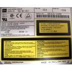 SUN 390-0025-02 DVD Rom SCSI Drive model SD-M1401