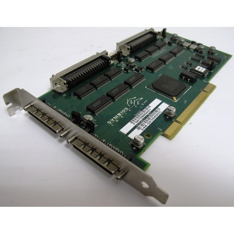 Sun 348-0036690C DUAL CHANNEL SCSI CONTROLLER SYM22802 2-Ports VHDCI68