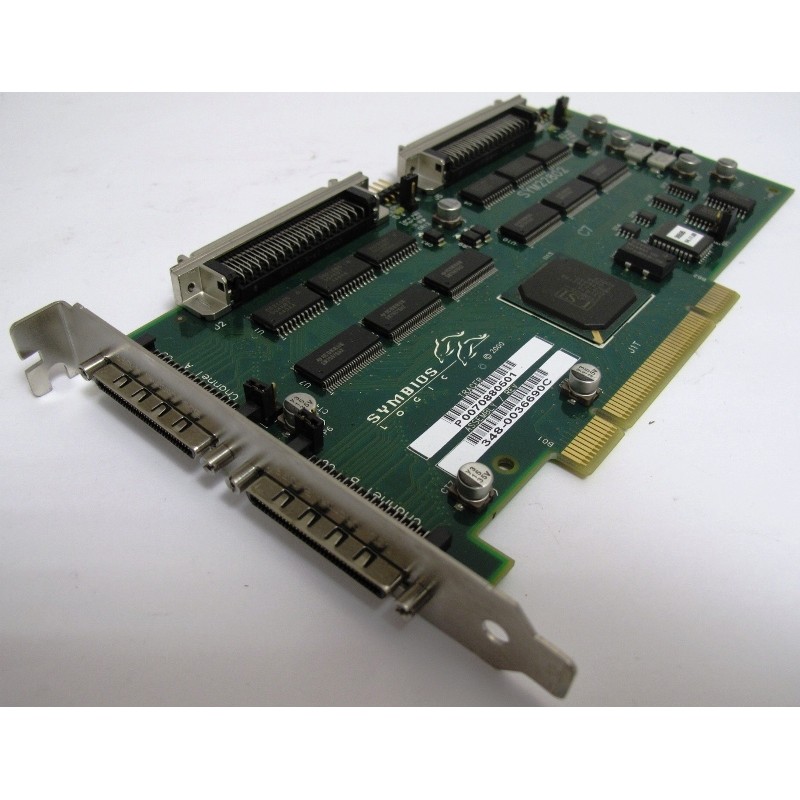 Symbios Logic SYM22802 Controller 348-0036690A with 2 Ports VHDCI 68-Pin SUN 348-0036